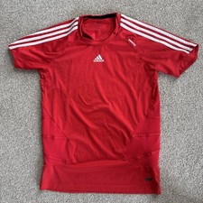 Vintage Adidas Predator ClimaCool Soccer Jersey Shirt Red Size Small Football