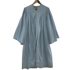 Shenandoah Robe Company Choir Gown Unisex 49 Light Blue Pleated Robe