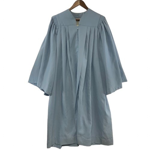 Shenandoah Robe Company Choir Gown Unisex 49 Light Blue Pleated Robe