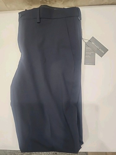 MICHAEL KORS Kid’s Flat Front Dress Pants NAVY Size 18R/29-W - Picture 2 of 6