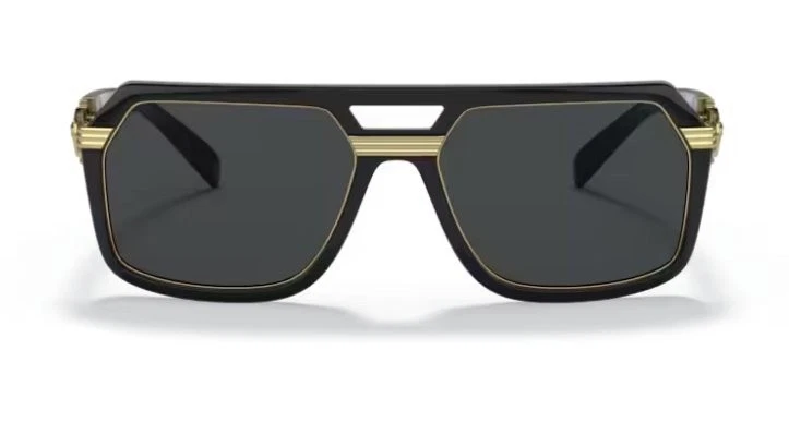 Gafas de sol Versace VE4399 Negro/Gris oscuro Foto 3 de 4