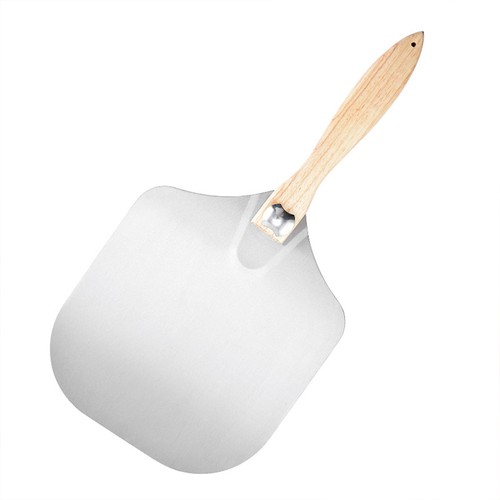 12 Inch Pizza Peel Oven Aluminium Foldable Wood Handle and Pizza paddle - Picture 7 of 16