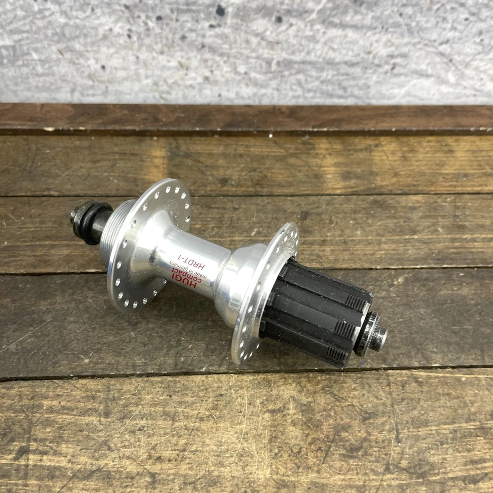 Buje trasero tándem compacto DT Hügi nuevo freno de tambor Shimano 40h 140 mm Arai Foto 2 de 4