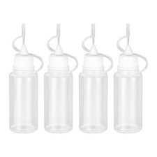 20Pcs Needle Tip Bottle Precision Plastic Applicator with White Cap 10ml