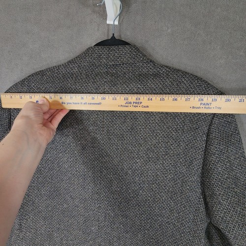 Vtg Cricketeer Blazer 40S Men Lambswool Black Brown Single Breasted Dad Grandpa - Picture 5 of 13