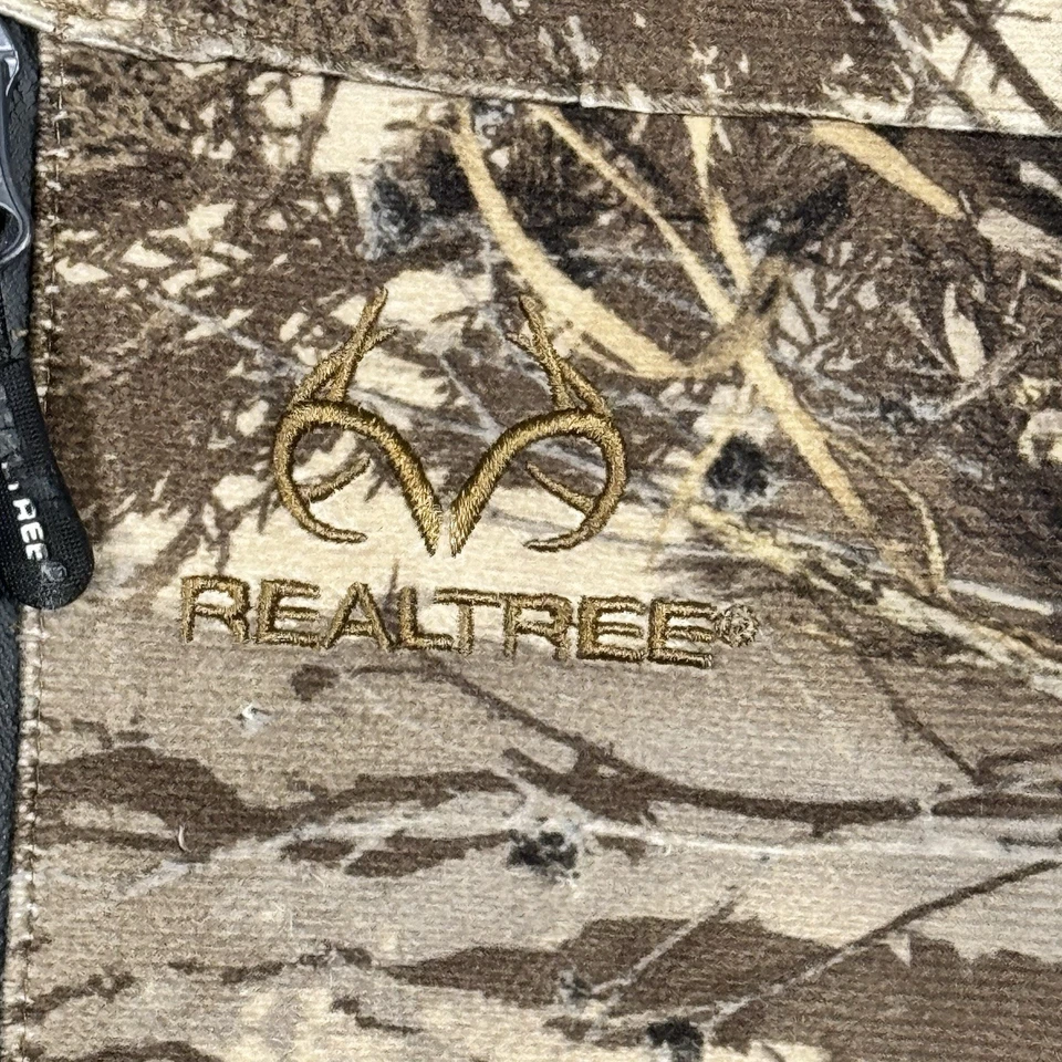 Realtree Mens XL Hunting Jacket Camo RT Max-1 XT Scent Factor Coffee Liqueur VTG - Image 4 of 4