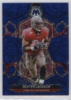 2024 Panini Mosaic No Huddle Blue Mosaic Prizm 30/75 Dexter Jackson #229 rw6