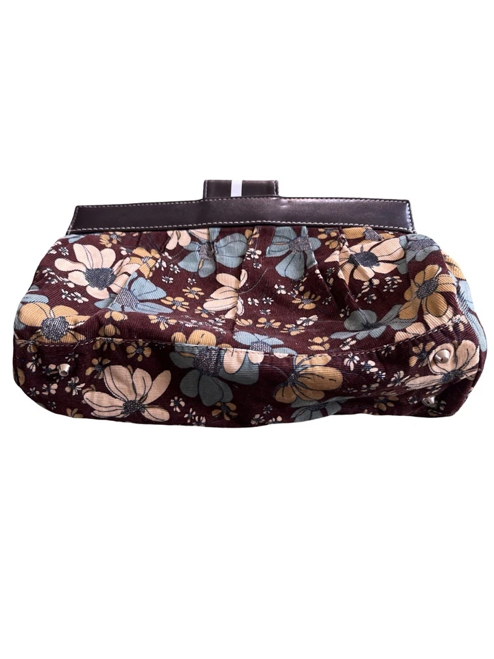 Bolso sin asas floral de pana Miche para mujer - Nuevo con etiquetas Foto 2 de 3