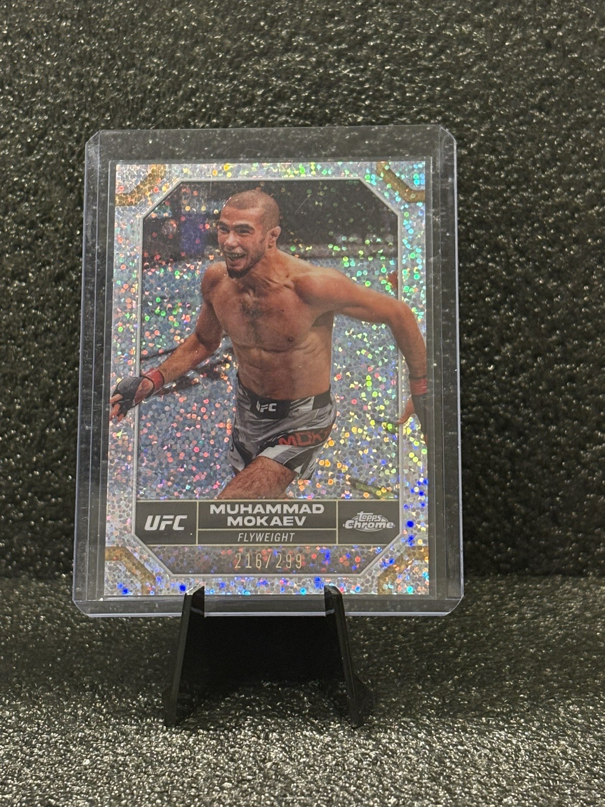 2024 Topps Chrome UFC Speckle Refractors #144 Muhammad Mokaev /299 - MMA