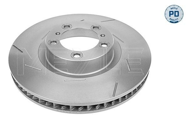 MEYLE Brake Disc Front Left N/S Passenger Side Slotted Fits Porsche Panamera