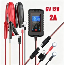 Us Car Battery Charger Maintainer Auto 12v Trickle For Truck Motorcycle Atv