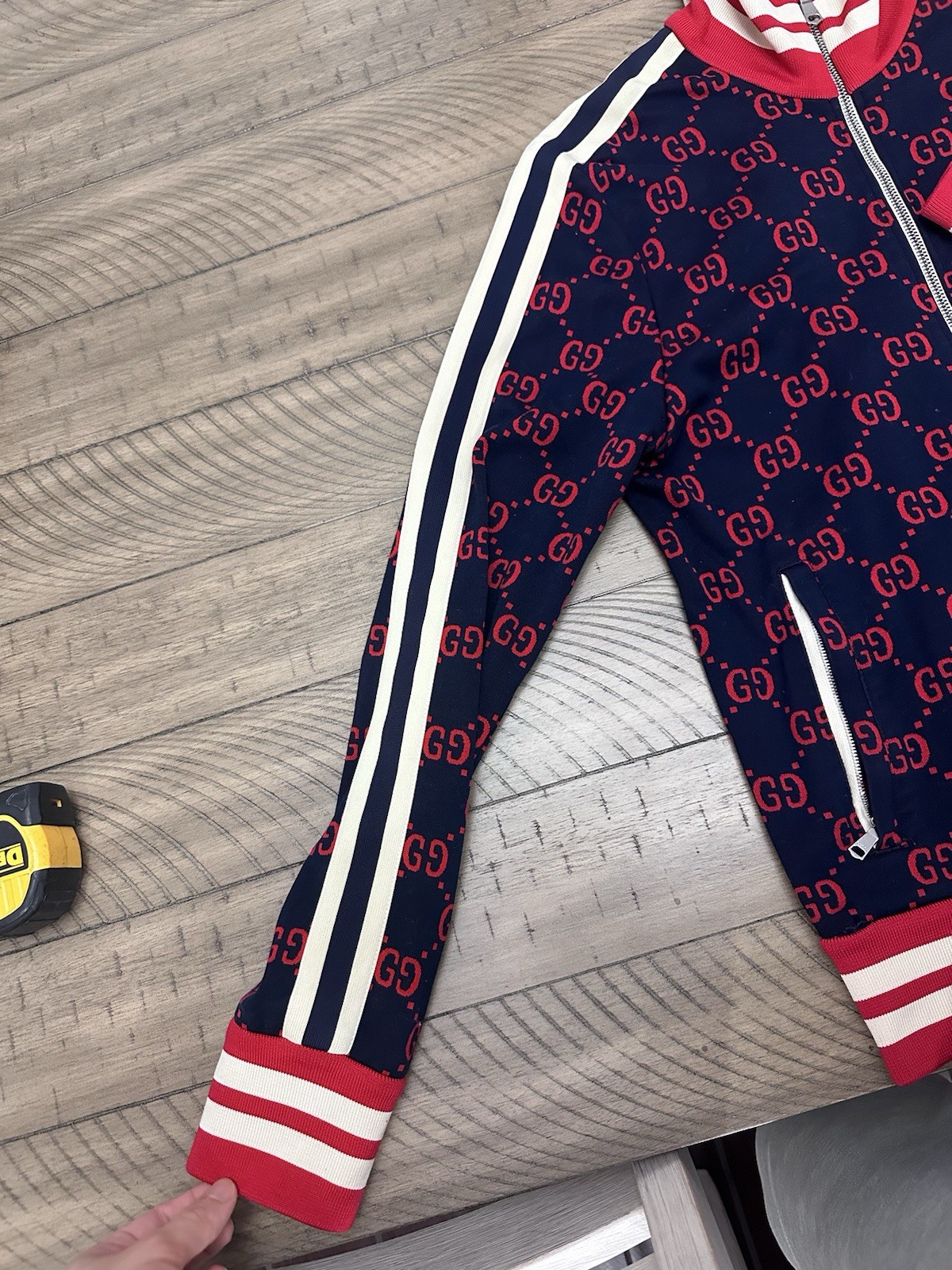 Gucci Monogram Print Jacket Size Medium With Box - image 5