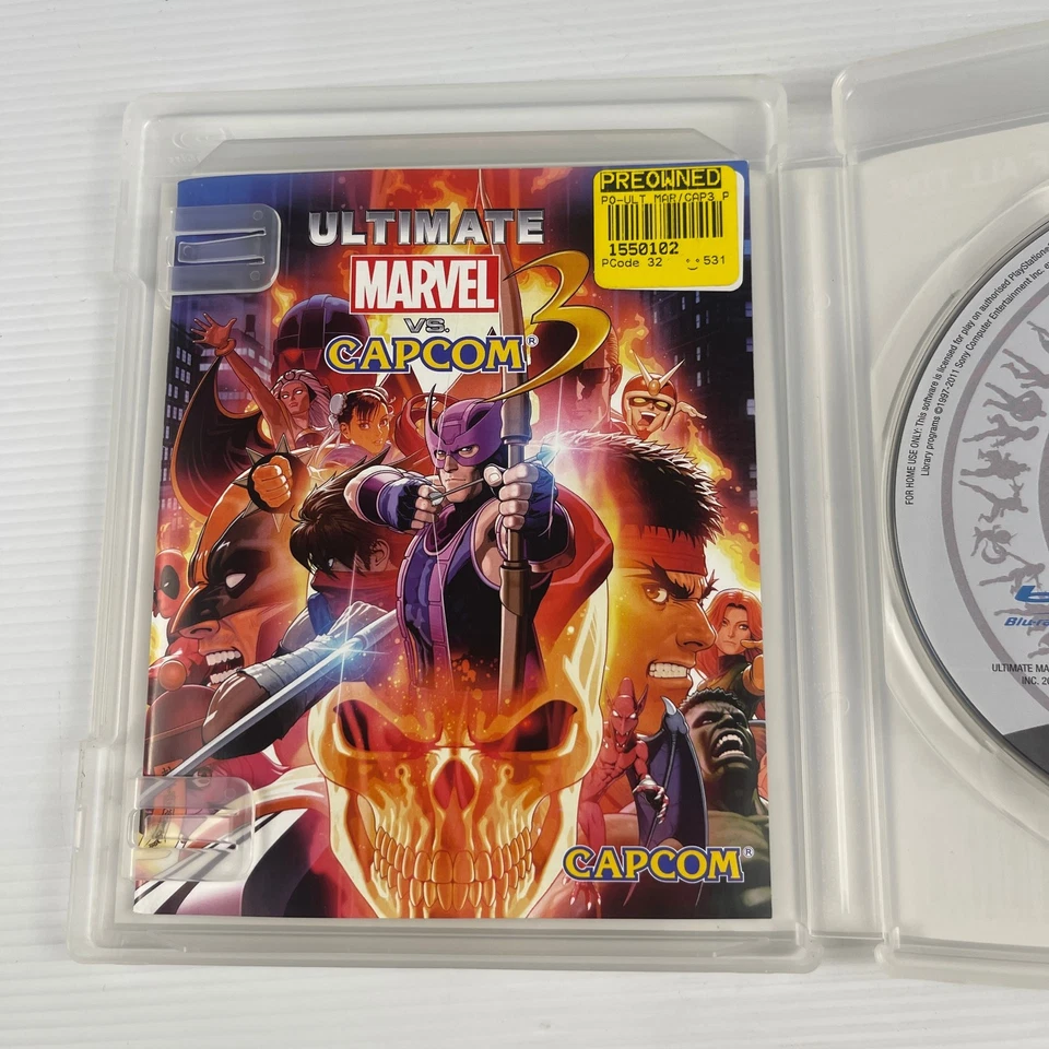 Ultimate Marvel Vs Capcom 3 - Playstation 3 (PS3) Complete With Manual - Image 3 of 4