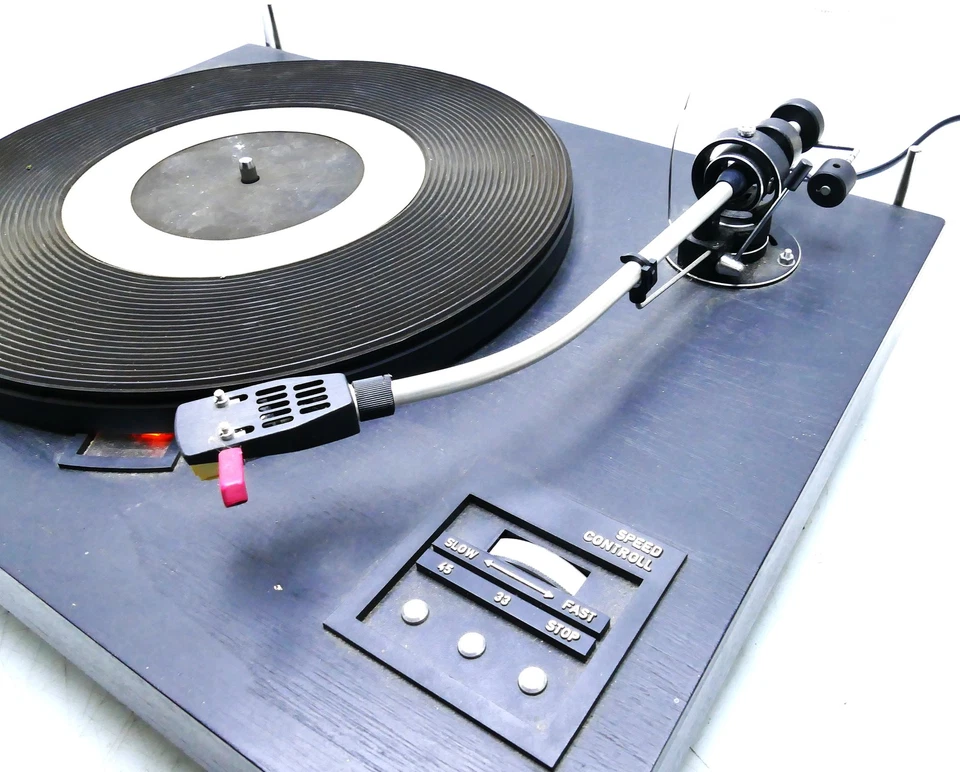 Lenco L450 Plattenspieler Riemenantrieb Vintage Hifi Projekt 33 45 RPM - Bild 2 von 3