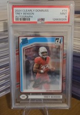 2024 Panini Clearly Donruss - Rated Rookie Trey Benson #74 Autographs (AU, RC)