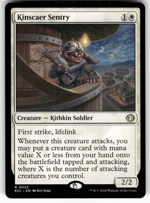 Kinscaer Sentry 22 NM MTG Lorwyn Eclipsed Magic