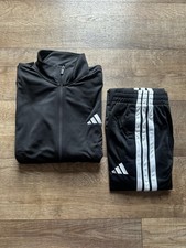 adidas Men’s Primegreen Essentials 3-Stripes Track Suit - Medium 