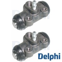 2X Radbremszylinder Delphi LW43201 2 Bremszylinder Set Rechts Links Hinten
