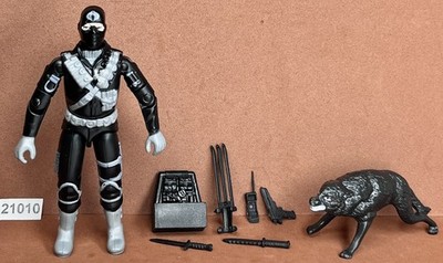 BLACK MAJOR CUSTOM BLACK OPS K-9 HANDLER SNAKE EYES G.I. Joe 3.75''