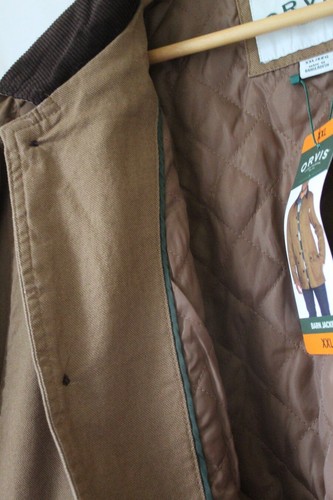 NEW NWT Orvis XXL Insulated Cotton Canvas Barn Jacket Coat - Picture 4 of 8