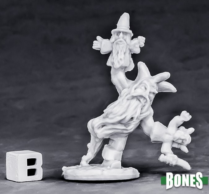 Reaper 77569 Male Dwarven Berserk Jester Bones Classic Plastic Miniature
