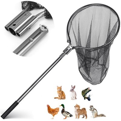 Catch Net, Small Animal Catcher Net for Chicken, Duck, Goose, Fish, Cat, Bird, R