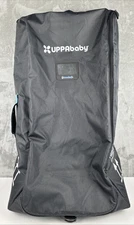 UPPAbaby Stroller Bag TRAVEL SAFE Black & Blue w/ Wheels Model 0244 Collapsable