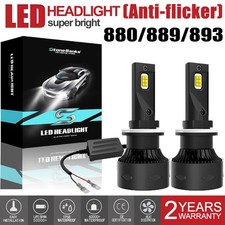880 Led Fog Light Bulbs Conversion Kit 6500k For Gmc Sierra 1500 2500 1999-2002