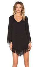 Show Me Your MuMu Rodeo Dress Black Crisp Mini Women’s XS Excellent Pre-Owned