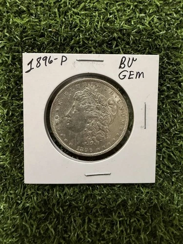 1896-P $1 Morgan Silver Dollar - BU GEM