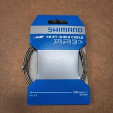 Shimano Shift Cable Bicycle Derailleur Inner SUS 3000mm 1.2mm OPEN PACKAGE
