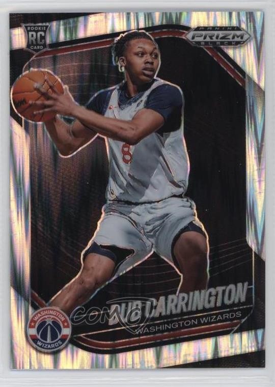 2024-25 Panini Prizm Black Skewed Prizm 226/249 Bub Carrington #92 1p0q