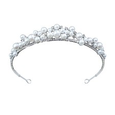 Elegant Pearls Tiaras Hair Accessory Unique Hairband Ideal for Bridal Party