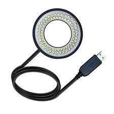 Microscope 72 LED Ring Light USB 5V Adjustable Focus Dimmer Illuminator Lamp k