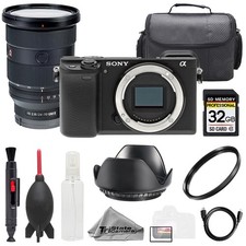 Sony Alpha a6400  FE 24-70mm f/2.8 GM II Lens 32GB  Bag UV Filter- Basic Kit