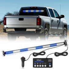 Nilight 144 Led Strobe Light Bar Traffic Advisor 36 Modes Blue White Emergency