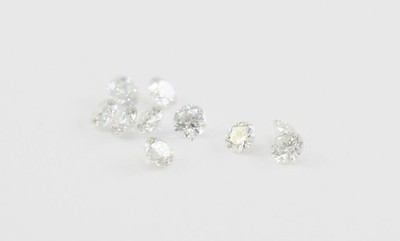 10x Diamond Natural Extra Fine 1 - 1.10mm 0.01ct-Round AAA+ Grade Single Cut