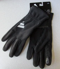 NEW MENS ADIDAS COLD.RDY AWP COMFY FLEECE TECH RUNNING GLOVES L/XL BLACK