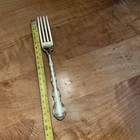 Gorham STRASBOURG Sterling Silver 7 1/2" Place Fork No Monogram - 2" tine — photo 5