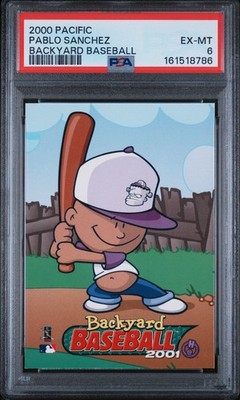 2000 PACIFIC BACKYARD BASEBALL PABLO SANCHEZ PSA 6