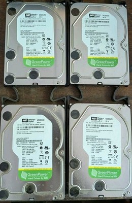 Lot Of 4 Western Digital WD AV WD20EURX 2TB 3.5'' SATA III Hard Drive - Tested 