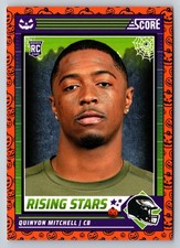 2024 Score-A-Treat #41 Quinyon Mitchell A-Treat - Rising Stars Orange Pumpkin