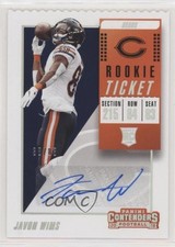 2018 Panini Contenders Rookie Ticket Auto Stubs 38/83 Javon Wims #218 Auto 0a6