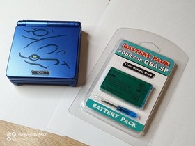 Nintendo iQue Game Boy Advance SP Ags 101.  shell - Pokemon Sapphire Kyogre