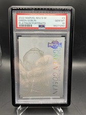 2022 Marvel Metal Green Goblin Platinum Portraits PSA 10 GEM MINT #3 POP 7 RARE