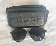 Police Sunglasses With Zip Up Storage Case ITALY Pre Owned