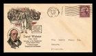 DR JIM STAMPS US COVER DANIEL WEBSTER FIRST DAY ISSUE SCOTT 725