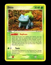 2005 Pokemon DITTO Ex Delta Species NON HOLO Bulbasaur Card 36/113 Yuka Morii on eBay
