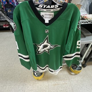 Maglia da hockey Reebok Dallas Stars Tyler Seguin NHL giovane taglia L/XL verde