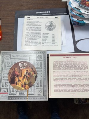 The Bard's Tale Tales of the Unknown Apple ii Electronic Arts 5.25'' FREE US Ship